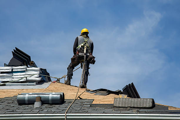 Professional Roof Installation technician working in Henrietta, MO